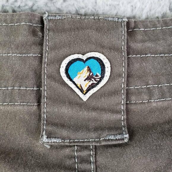 Kuhl Women’s Cargo Shorts Hiking Outdoor Size 8 Flat Front Green Cotton - Picture 4 of 10